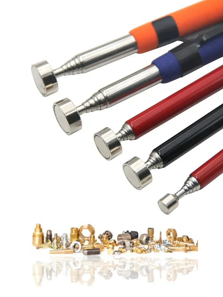 NEW Arrivals Magnetic Retractable Pickup Suction Iron Rod Portable Multifunctional Extractor Pen Clip Automotive Car Motorcycles Repair Tools