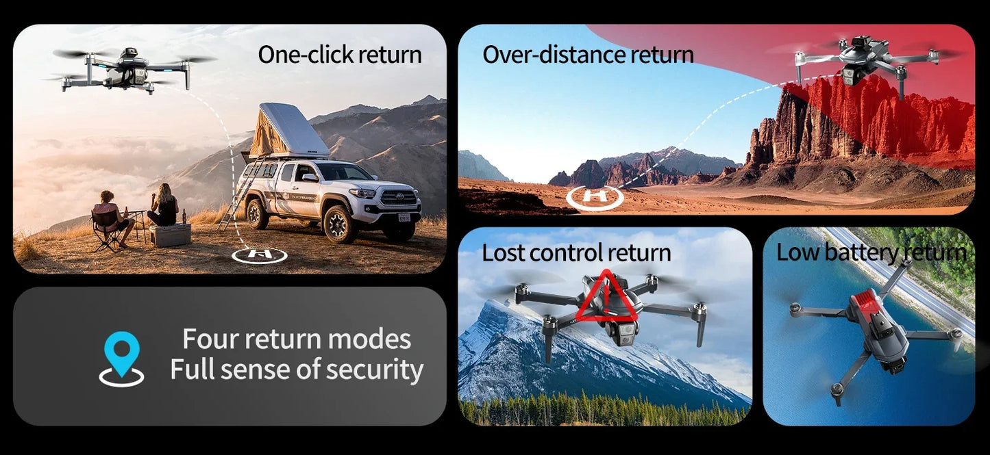 5G GPS XIAOMI NEW XT606 GPS Drone + 3 Batteries Set 8K HD 22 Languages Professional Dual Camera 5G WIFI FPV Obstacle Avoidance Brushless RC Quadcopter Drone