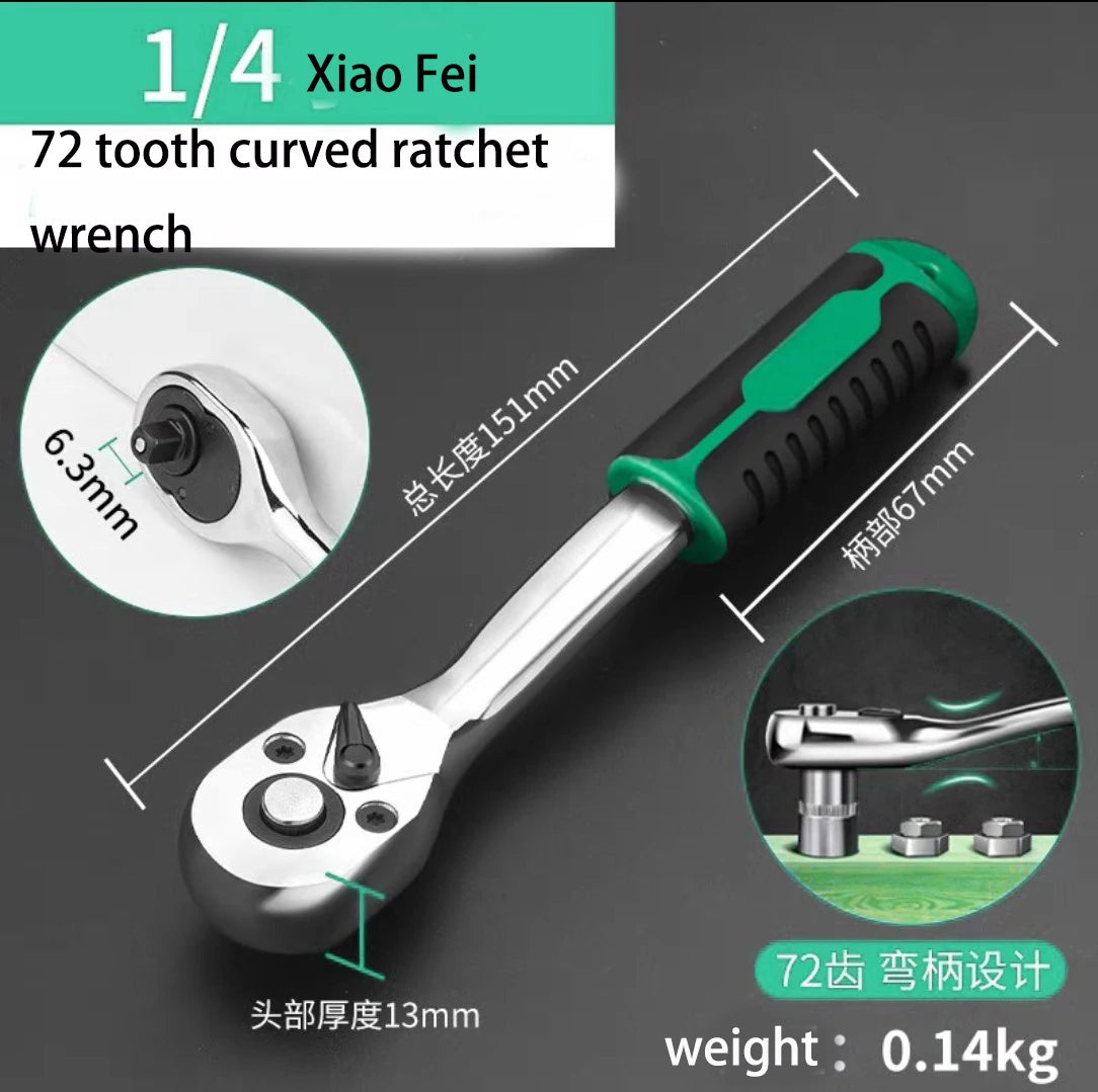 NEW Arrivals Hand Tools, Key Set Wrench, Ratchet Wrench Set 1/4 3/8 1/2 Auto Repair Spanner Tools Car Repair Accessories