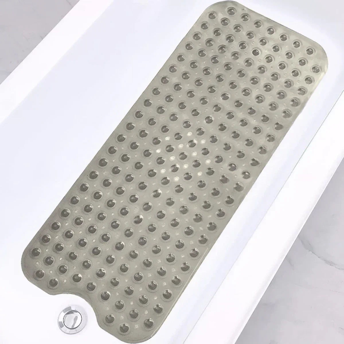 NEW Arrivals 3 Colors 40*100cm Anti-Slip Bathtub Mat PVC Large Bathtub Safety Shower Bathroom Bathtub Mat with Suction Cup Floor Mat Home Bathroom Accessories