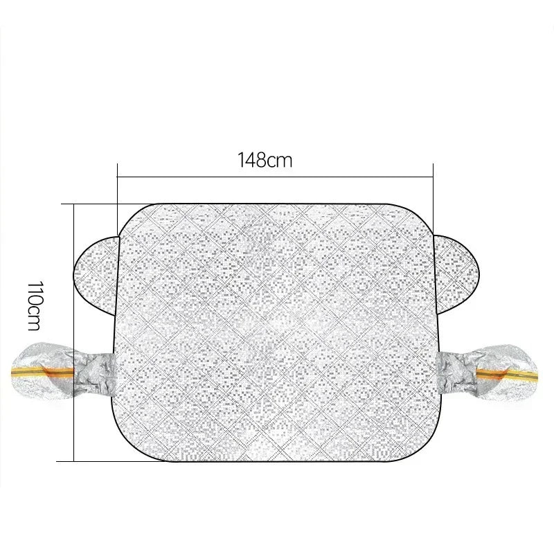 NEW Arrivals 3 Sizes Car Snow Shield Front Windshield Frost Magnetic Shield Winter Window Frost Shield Winter Snow Shield Snow Blanket Cars Accessories