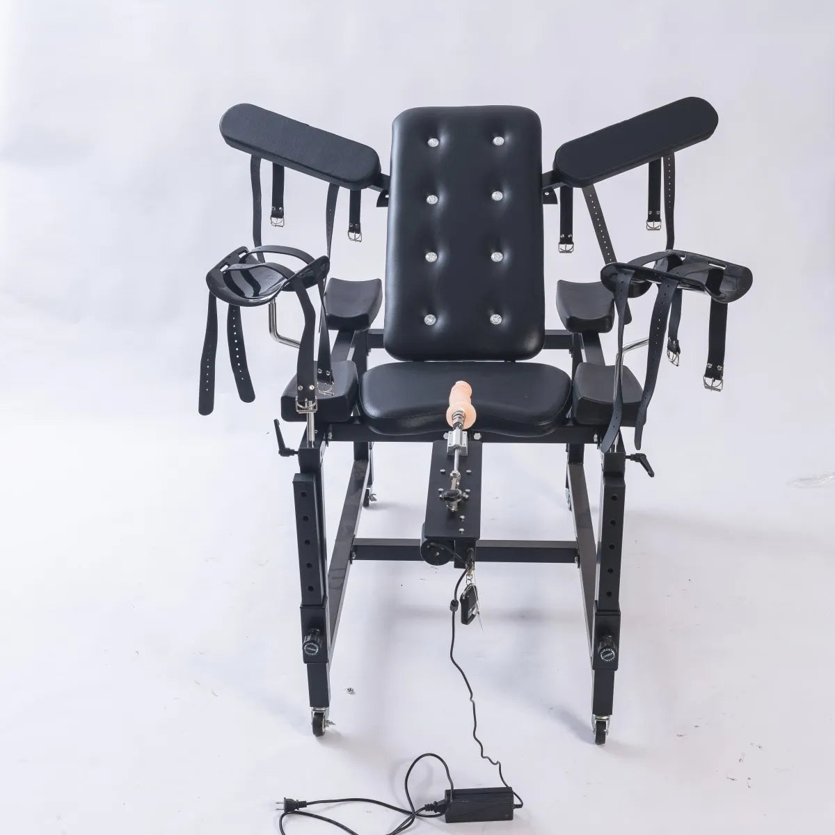Newest Sex Furniture Multifunction Chair Sofa Sex Machine Vibrator Leather Handcuffs BDSM Bondage Kit Sex Toys for Adult Couples