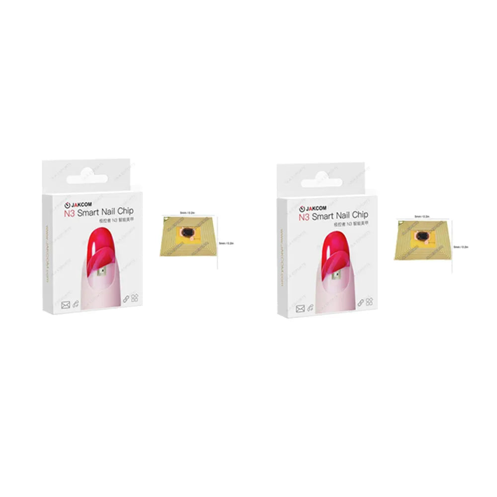 1-5-9PCS Set Smart Nail New Multi Function Micro-Chip Intelligent Nail Alarm SOS No Charge Required New NFC Smart Wearable Gadget For Phone Call Self Defence Women Elderly Children Men Safety Security Accessories Supplies Ele