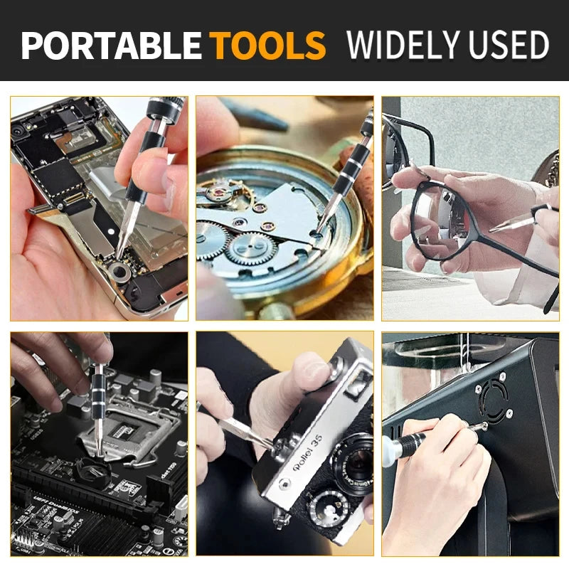 NEW Arrivals 117 in 1 Set 4 Colors Precision Screwdriver Set Professional Repair Hand Tool Kit with 98 Magnetic Drill Bits for Laptops iPhone Tablets Drone Mobile Phones PC Xbox PS4 Switch