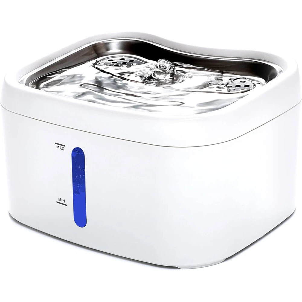 NEW Arrivals TUYA APP Cat Water Fountain 84 OZ/2.5L Automatic Fountain Dog Water Fountain Suitable For Stainless Steel Pets Drinking Bowl Pets Supplies