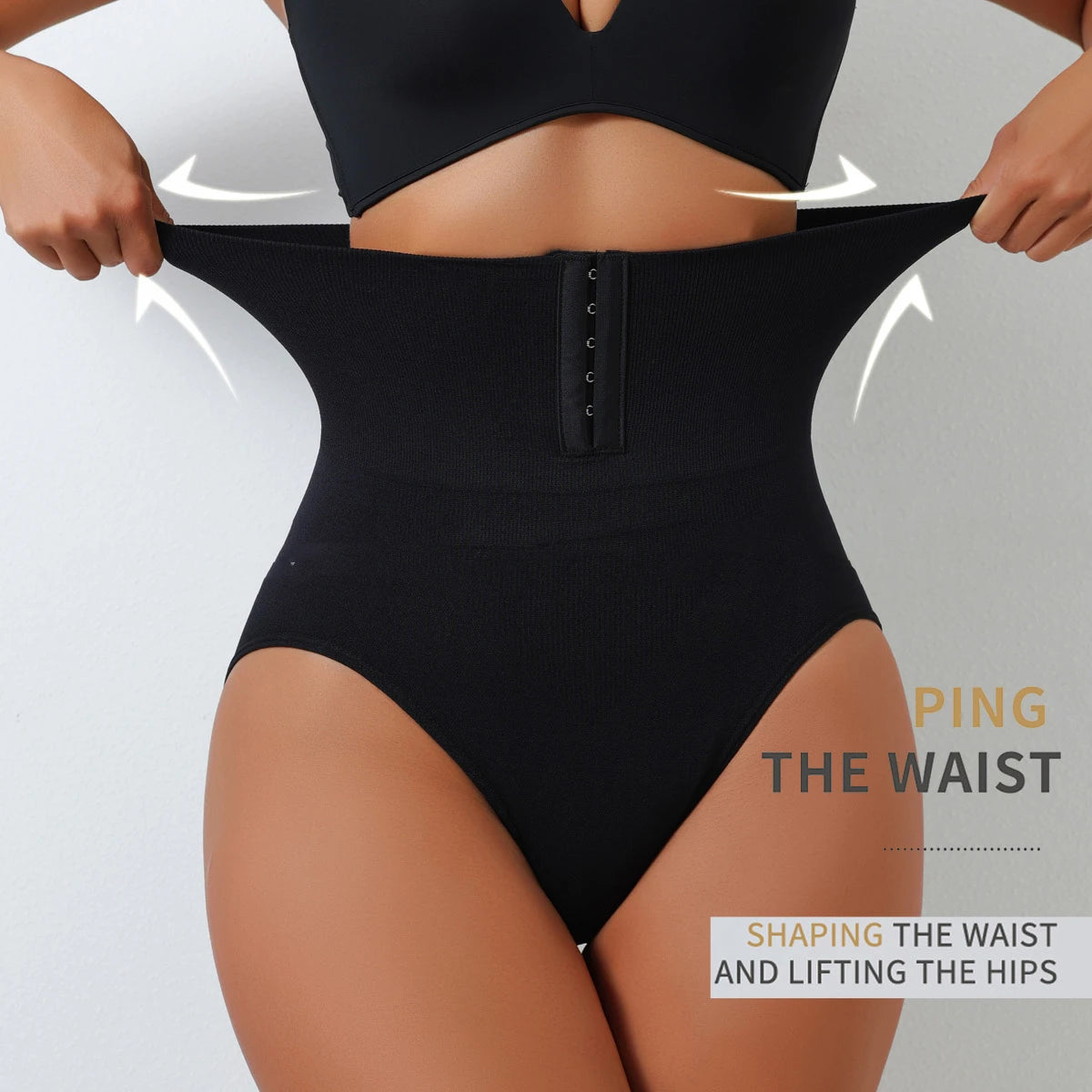 NEW Arrivals Women High Waist Shaping Briefs Buckle Adjustment Body Shaper Slimming Underwear Butt Lifter Control Pantie Shapewear Pant