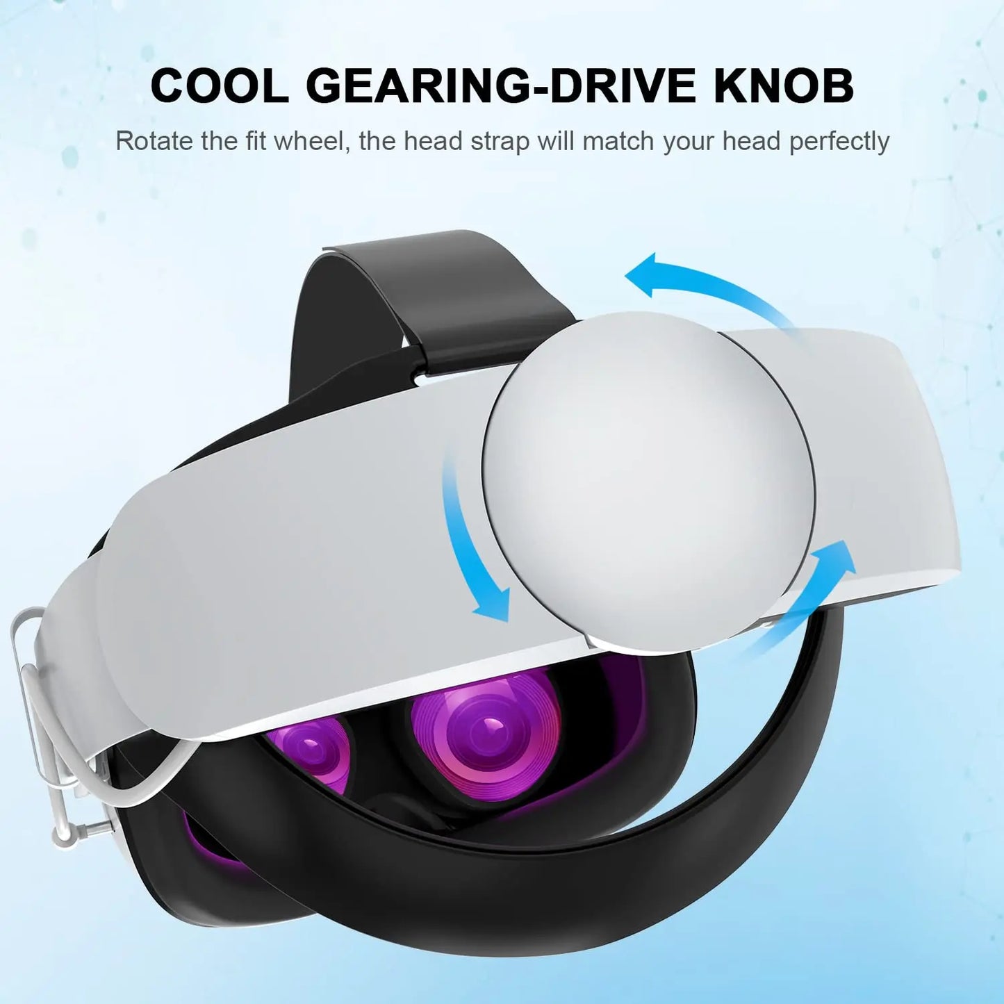 Adjustable Head Strap for Oculus Quest 2 VR Headset Charging Elite Strap 10000mAh Battery for Meta Oculus Quest 2 Accessories