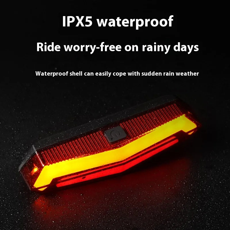 NEW Arrivals USB Rechargeable LED Warning Light Set For Bicycle Accessories Waterproof Bicycle Tail Light For Night Riding Equipment For Mountain Road Bikes