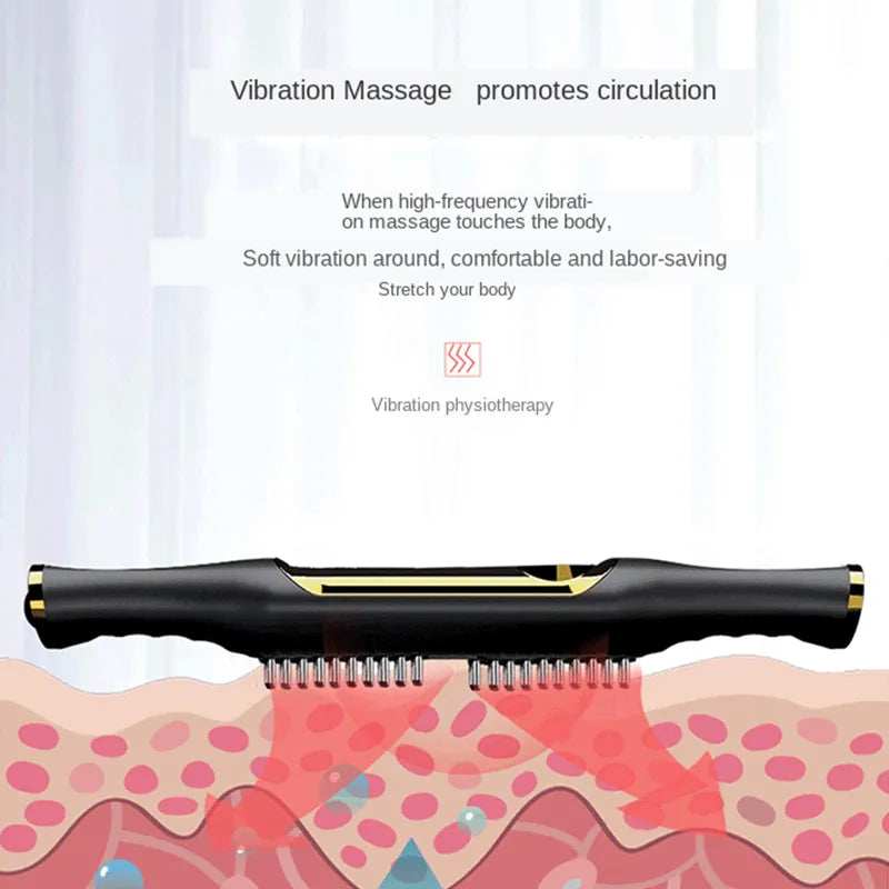 EMS Guasha Scraping Stick Fat Burner Slimming Massage Brush Vibration Infrared Heating Therapy Anti Cellulite Body Pain Relief