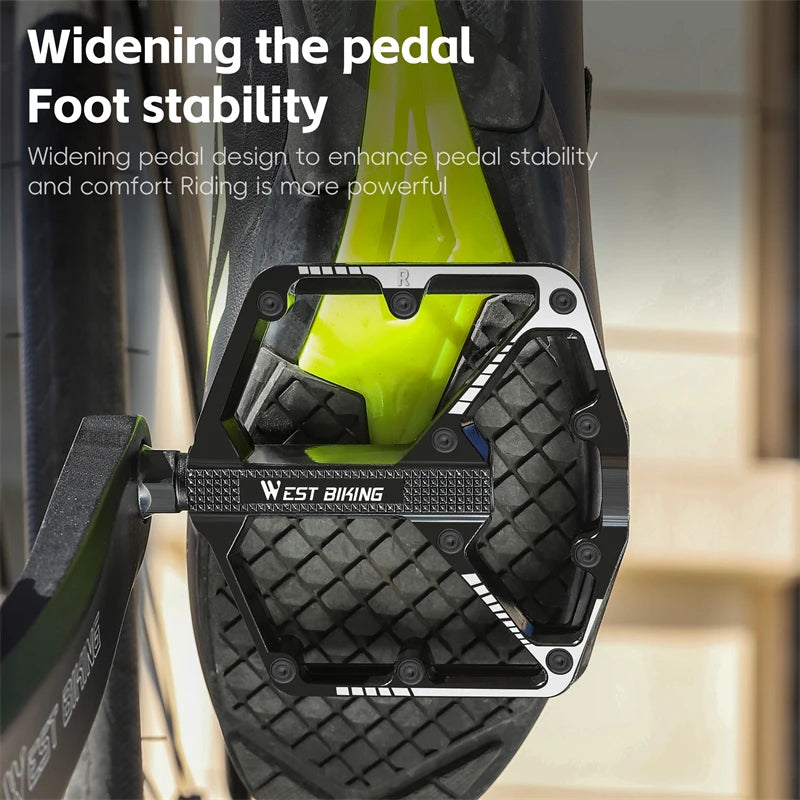 NEW Bicycle Pedals Sealed DU Bearing Nonslip Pedal Mountain Road Bike Cycling Alloy MTB Pedal Bicycle Accessories