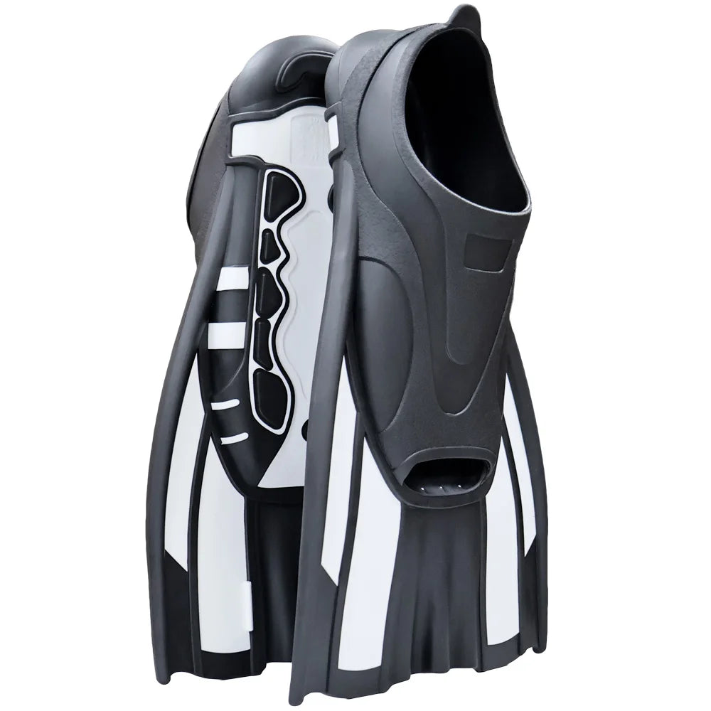 NEW XS(35-36) - XL(43-44) Size 4 Colors Silicone Swimming Fins Full Foot Pocket Floating Buckles Snorkeling Diving Flippers Adults Training Lap Swim Shoes