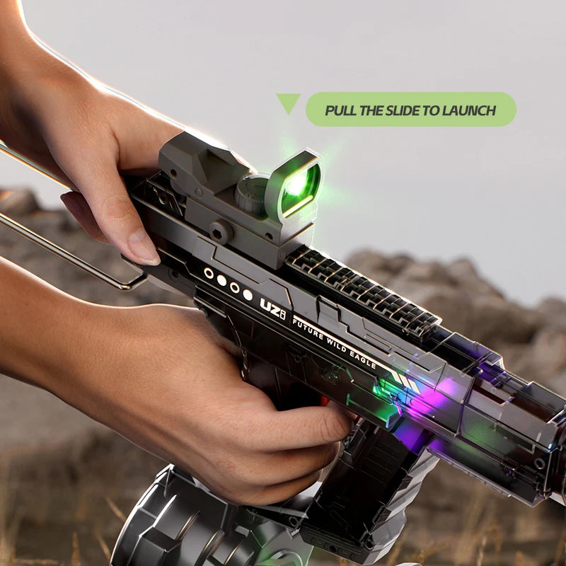 NEW Arrivals UZI Electric Water Gun Toys Beach Water Pool Games Bursts Adult-Children's High-Pressure Strong Charging Energy Water Automatic Water Spray Toy Guns Summer Sports Games Fun Toys Supplies