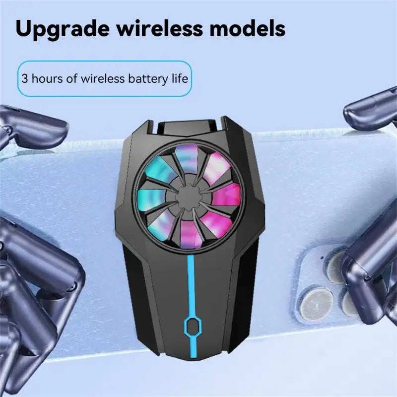 NEW!!!! Cooling Fan For Mobile Phone Rechargeable Battery Cooler Three Speed Adjustable Gaming Radiator Back Clip Phone Heatsink
