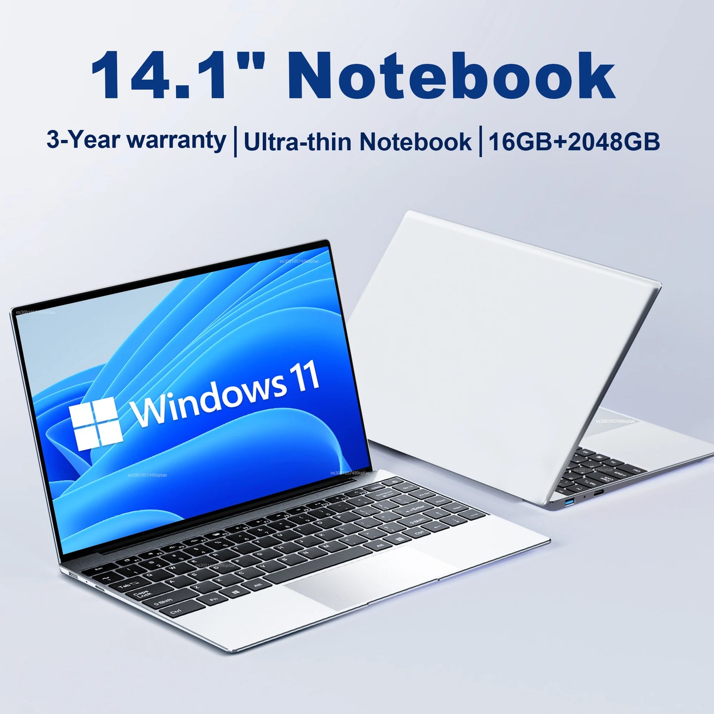 NEW Arrivals 14.1" Ultra Slim Laptop 16GB RAM 2TB SSD Intel N3700 Notebook Gamer 1920*1080 Display Office Study Computer PC Windows 11 Pro Laptops Computer Accessories Devices Supplies Electronics Products