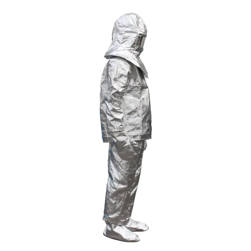 High Heat Resistant and Anti-radiation heat Aluminized Suit Fireproof Clothes 1000℃