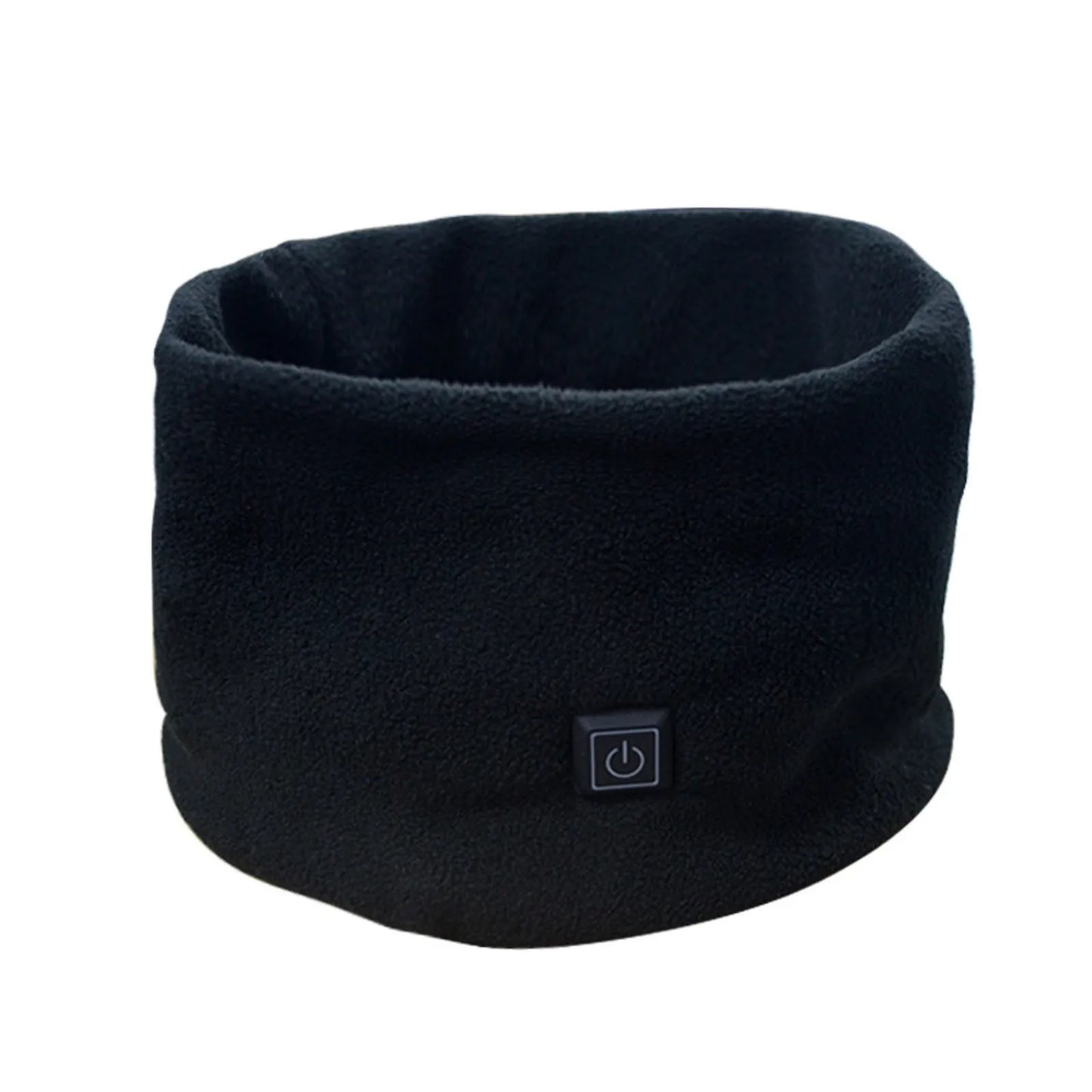 Usb Heating Scarf Neck Unisex Solid 3 Speed Fleece Bib Scarf Winter Snood Scarves Outdoor Keep Warm Scarf Ring 2023 New Fashion