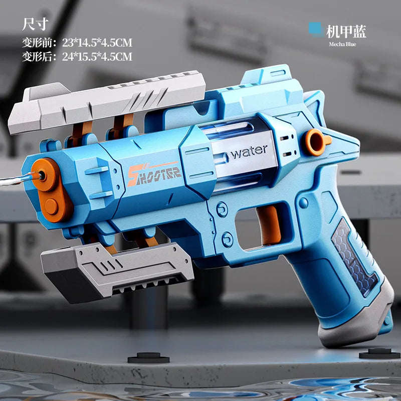 NEW Arrivals Adult-Children Water Gun Toys Bursts Children's High-Pressure Strong Charging Energy Water Automatic Japanese Water Spray Toy Guns Summer Sports Games Toys Supplies