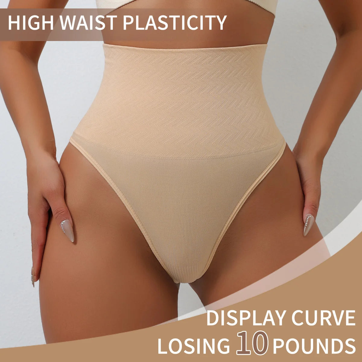 NEW Arrivals 2PCS Set High Waist Thongs Seamless Women Panties G-String Lingerie Tummy Control Shaping Girdle Shaper Underwear