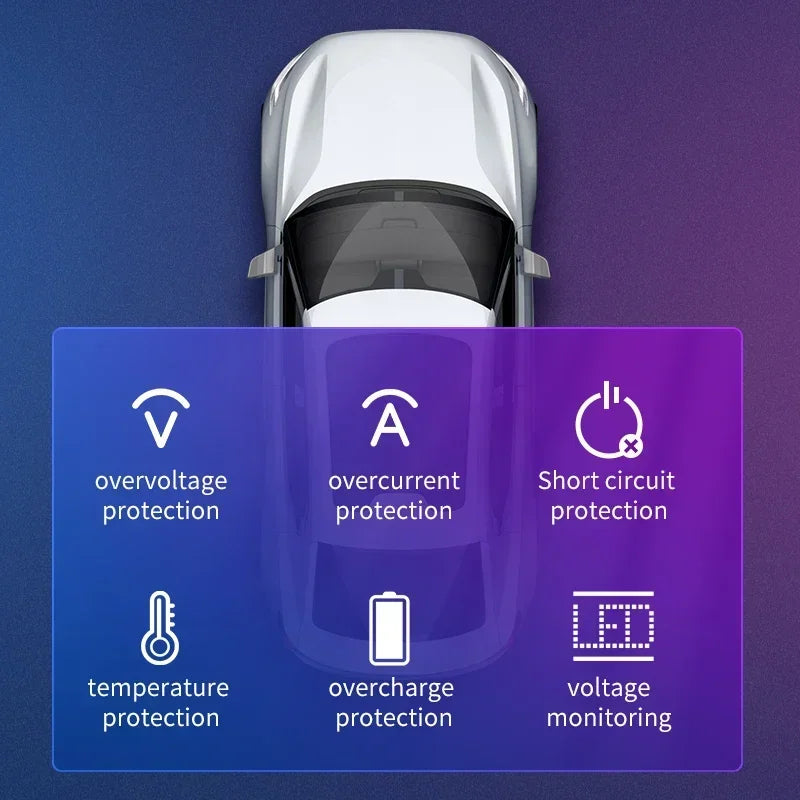NEW Arrivals Car Bluetooth Quick Charger Car Cigarette Lighter Call Hands-free EQ Atmosphere Light MP3 Player FM Transmitter Charger
