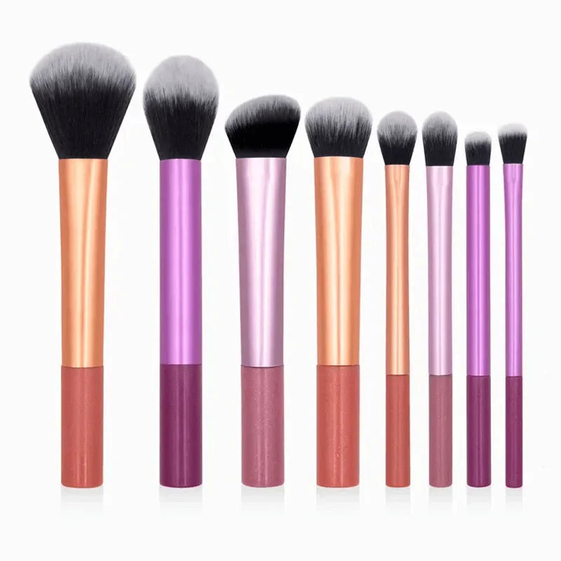 8PCS Makeup Brushes Set For Cosmetic Foundation Powder Blush Eyeshadow Kabuki Blending Make Up Brush Beauty Tool