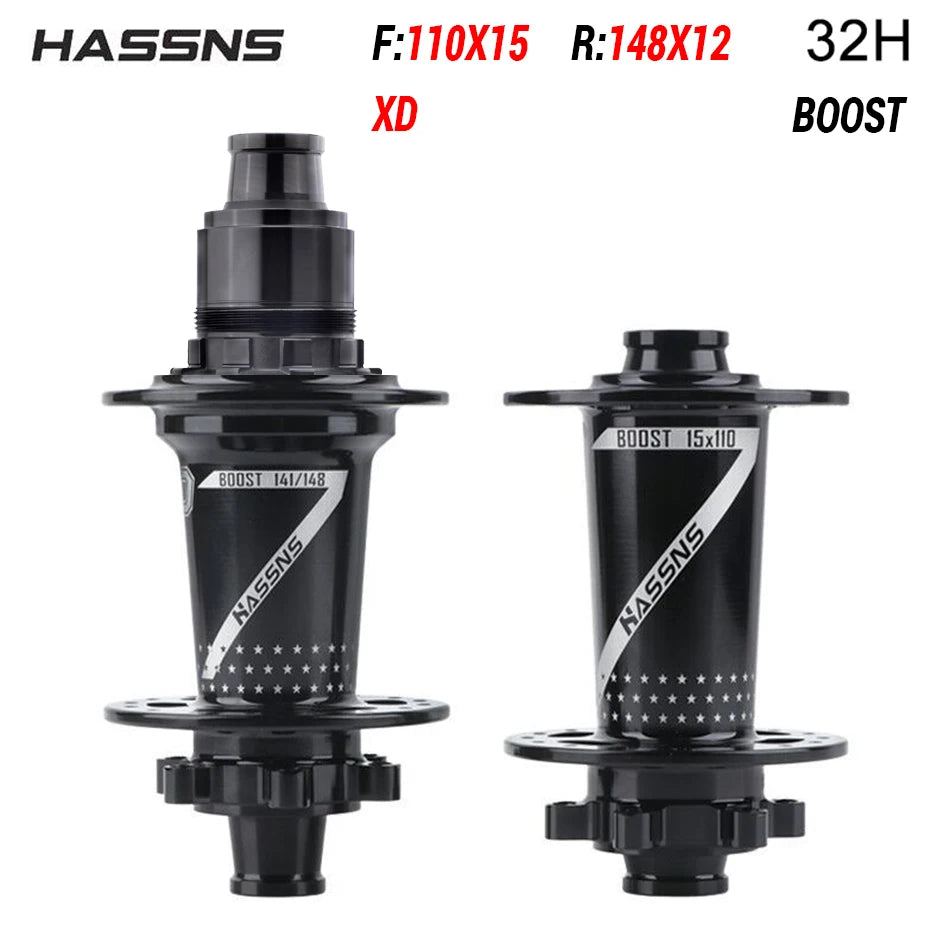NEW Arrivals PRO7 Bicycle Hub 24/32Holes J-Bend Spokes THRU Axle 12X142 HG/XD/MS 4Pcs Set Sealed Bearing for SHIMANO Mountain Bike Road Racing Bikes Freehub Bicycle Accessories