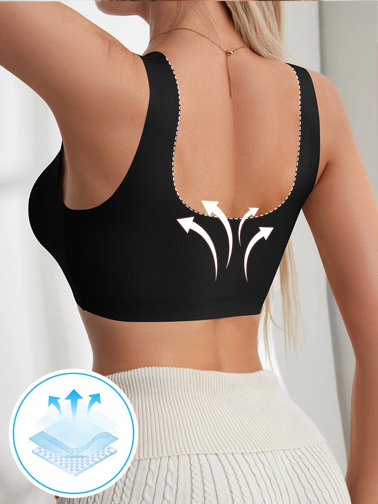 NEW Arrivals M-4XL Plus Size 4PCS/Set Seamless Bras for Women Female Full Cup Wireless Soft Sleepwear Ladies Push Up Sexy Lingerie Plus Brassiere Ladies Top Quality Underwear Sets