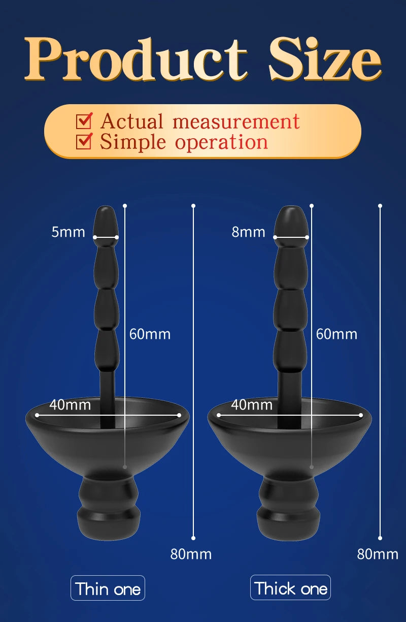 Strong Electric Shock Pulse Anal Butt Plug Electro Stimulation Urethral Sound Catheter Dilator Prostate Massage SM Male Sex Tool