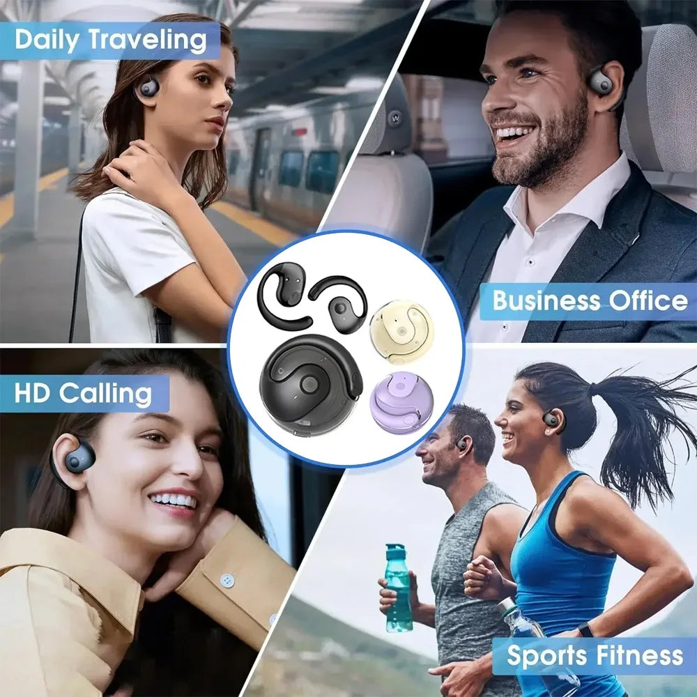 NEW Arrivals Portable Ai Translator Headphones 144 Languages Real Time Translation Bluetooth 5.3 headset Wireless Earbuds for Business Study Abroad Travel Sports Earbuds