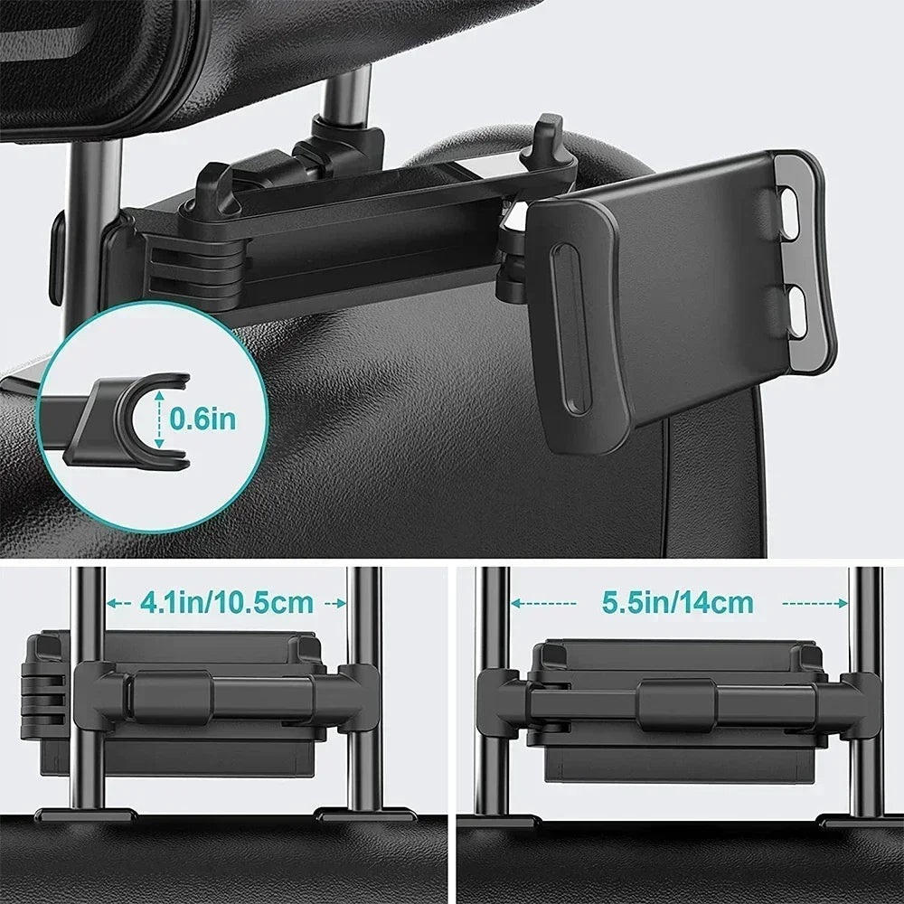 NEW Universal Car Back Seat Headrest Mount Holder For iPad Air 1 2 4-11 Inch 360 Rotation Mini Tablet PC Auto Car Phone Holder Stand