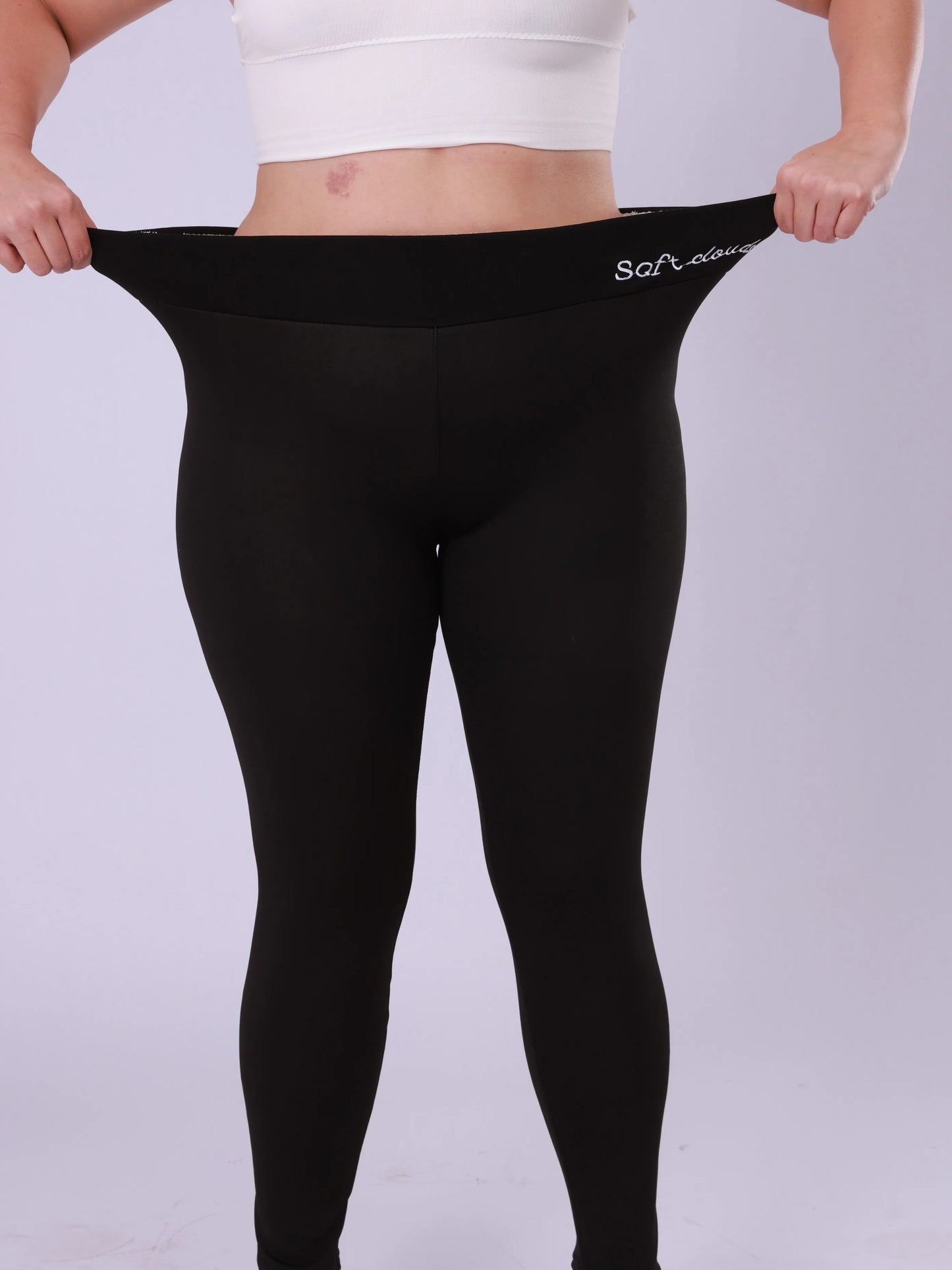 XL-5 XL Plus Size Winter Chubby Women Warm Leggings Plush Lined Thermal Pants Thickened Letter Embroidery Slim Elastic Tights Home Wear Outdoor Hiking Fitness Gym Curvy Ladies Sports Apparel