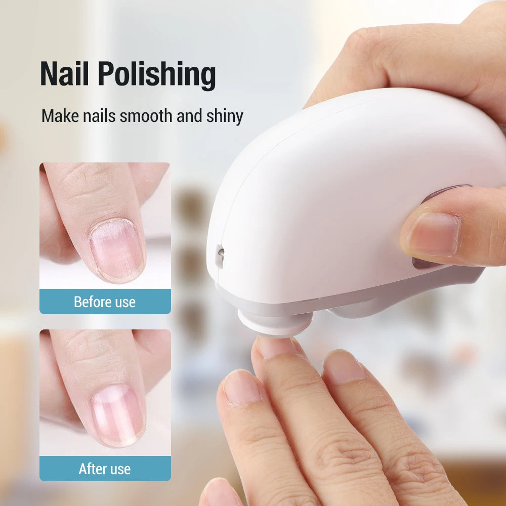 NEW Arrivals Electric Nail Clipper for Elderly Automatic Adult Baby Nail Trimmer Fingernail Grinding Nail Cutter Manicure with Light Sharpen