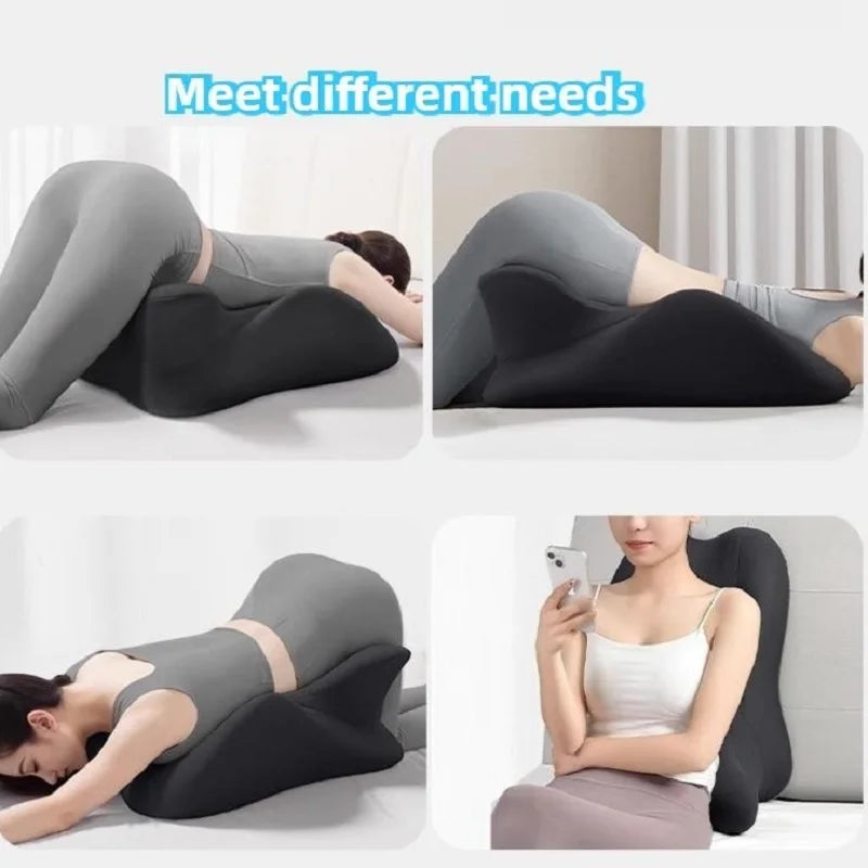 NEW Arrivals Lying in Bed Pillow Prone Pillow Multi-Functional Prone Pillow Memory Foam Ergonomic Pillow Machine Washable And Hypoallergenic Massage Relaxation Supplies
