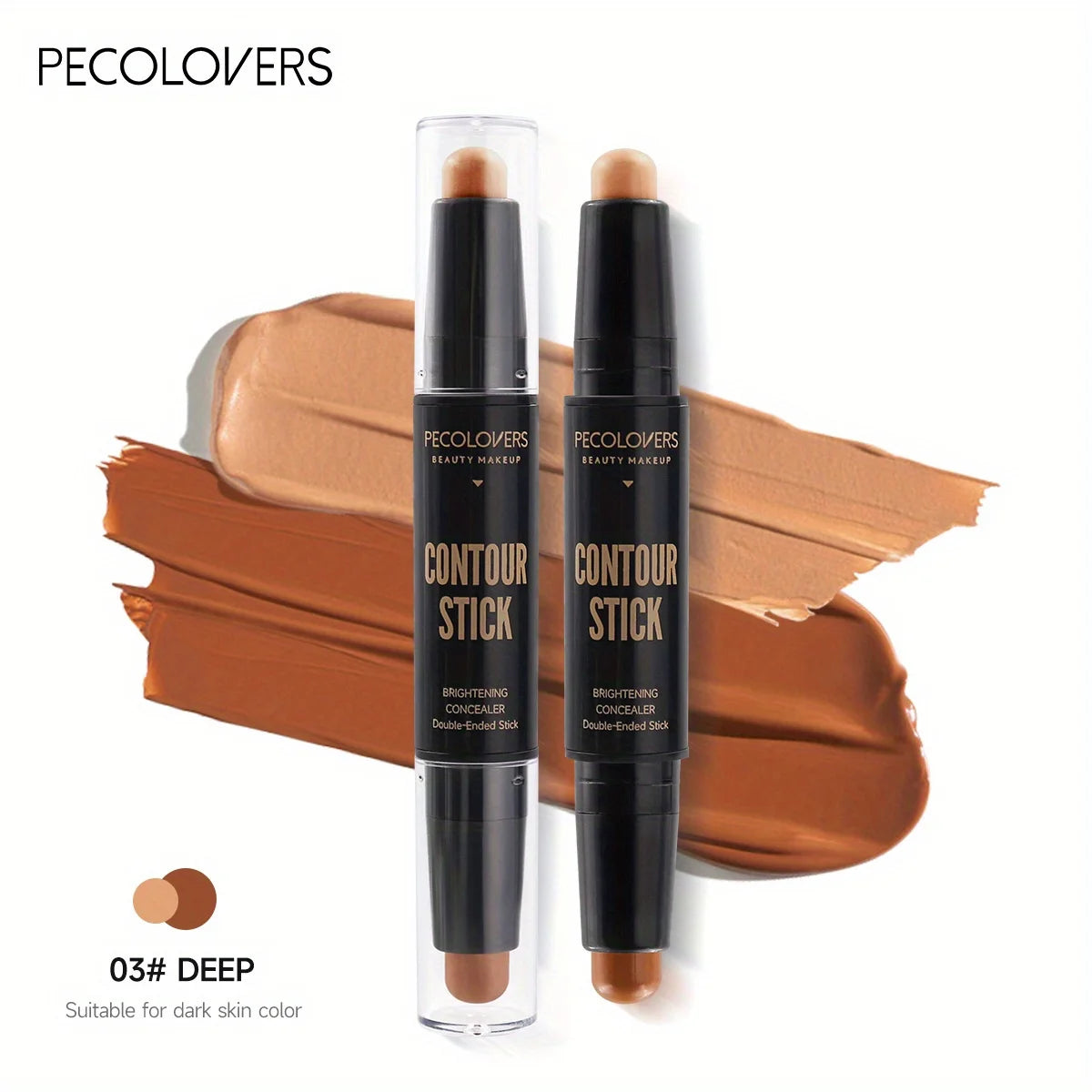 NEW Arrivals Contouring Stick with Double-Headed Concealer Highlighter for Three-Dimensional Nose Bridge Shadow V-Face High Nose Bridge Women Female Cosmetics Supplies