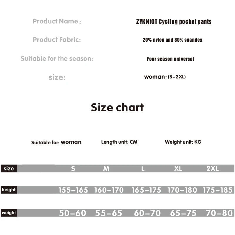 NEW Arrivals S-2XL Plus Size Women's Cycling Pants Summer and Winter Cycling Bibs Women's Exclusive Seat Cushions MTB Road Bike Pockets Leggings Women Cycling Apparel Accessories Sports Clothing Supplies