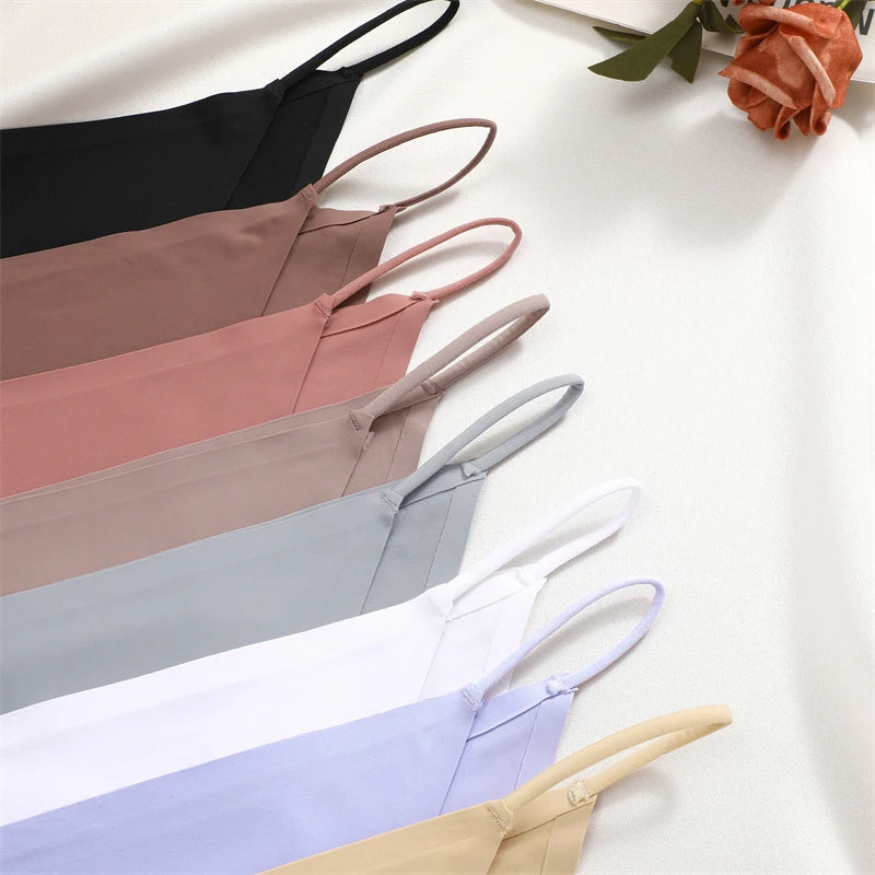 NEW Arrivals 6PCS Set 4 Colors Ice Silk Seamless Thongs Women Bikini G-String Panties Solid Color Dopamine Color Underwear Ultra Thin Breathable Lingerie