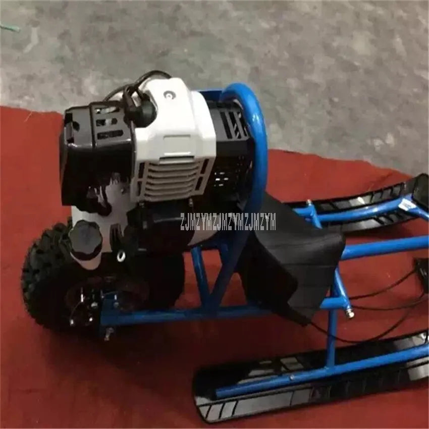 Snowmobile Electric Petrol Amusement Ski Car Vehicle for Children Kids Playground Snow Sledge Snowmobile Skiing Equipment