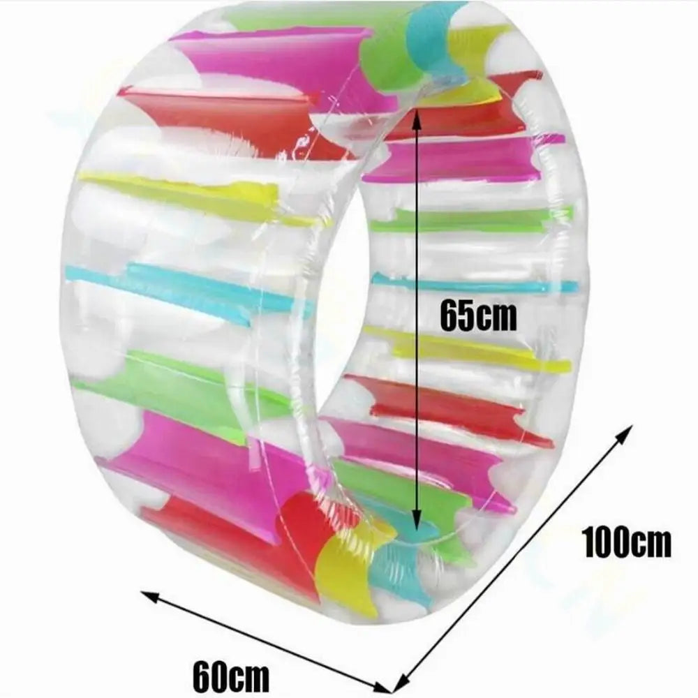 NEW Arrivals Portable Giant Swimming Water Pool Inflatable Water Wheel Swims Scooter Swimming Pool Beach Parent Child Crawling Ball Summer Sports Games Supplies