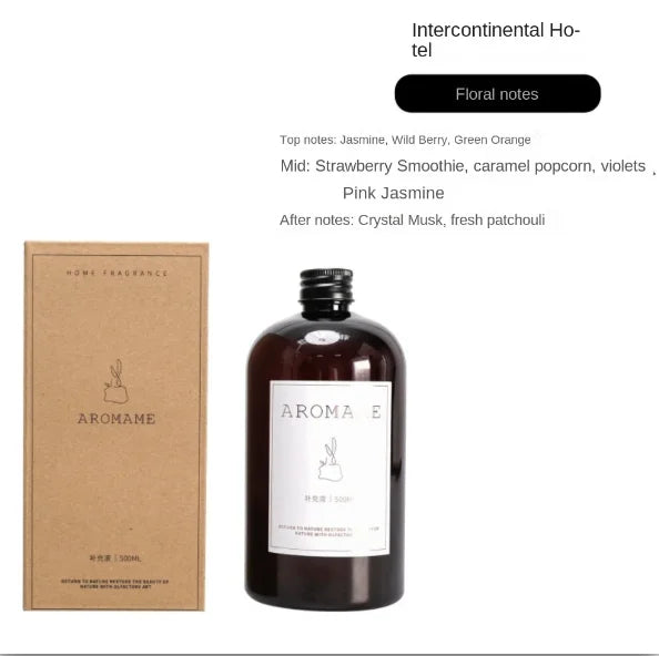 NEW Arrivals 1000ml Burj Al Arab Reed Diffuser Oil Hilton Shangri-La Hotel Lasting Aromatherapy Fragrance Replacement Essential Oils for Home SPA Office Living Room Korean Perfumes