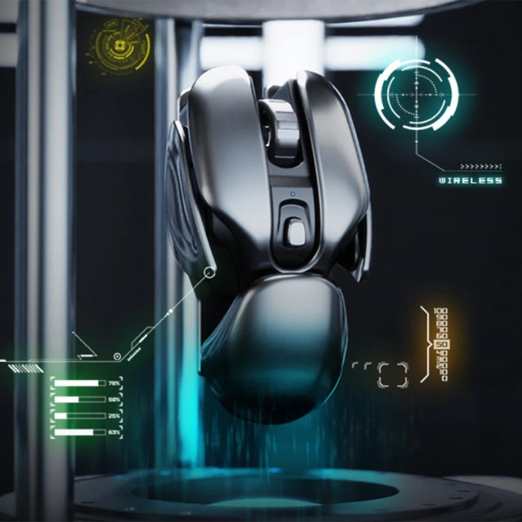 NEW Arrivals Silent Wireless Gaming Mouse USB Receiver Desktop Waterproof Aluminum Computer Video Games Mouses PC Laptop Computer Office Home Use Accessories Devices Supplies Electronics Products Tools