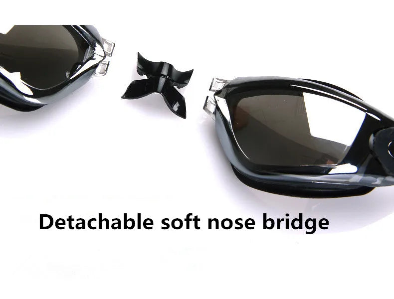Professional Swimming Goggles Swim Glasses Electroplate Waterproof Silicone очки для плавания Adluts