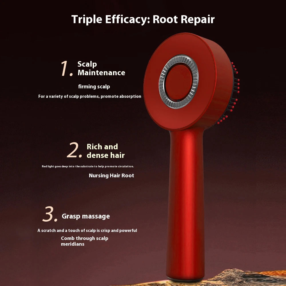 NEW Electric Scalp Massage Comb Scalp Oil Applicator Hair Care Red Light Head Massager for Hairline Growth Anti-Hair Loss Hairbrush