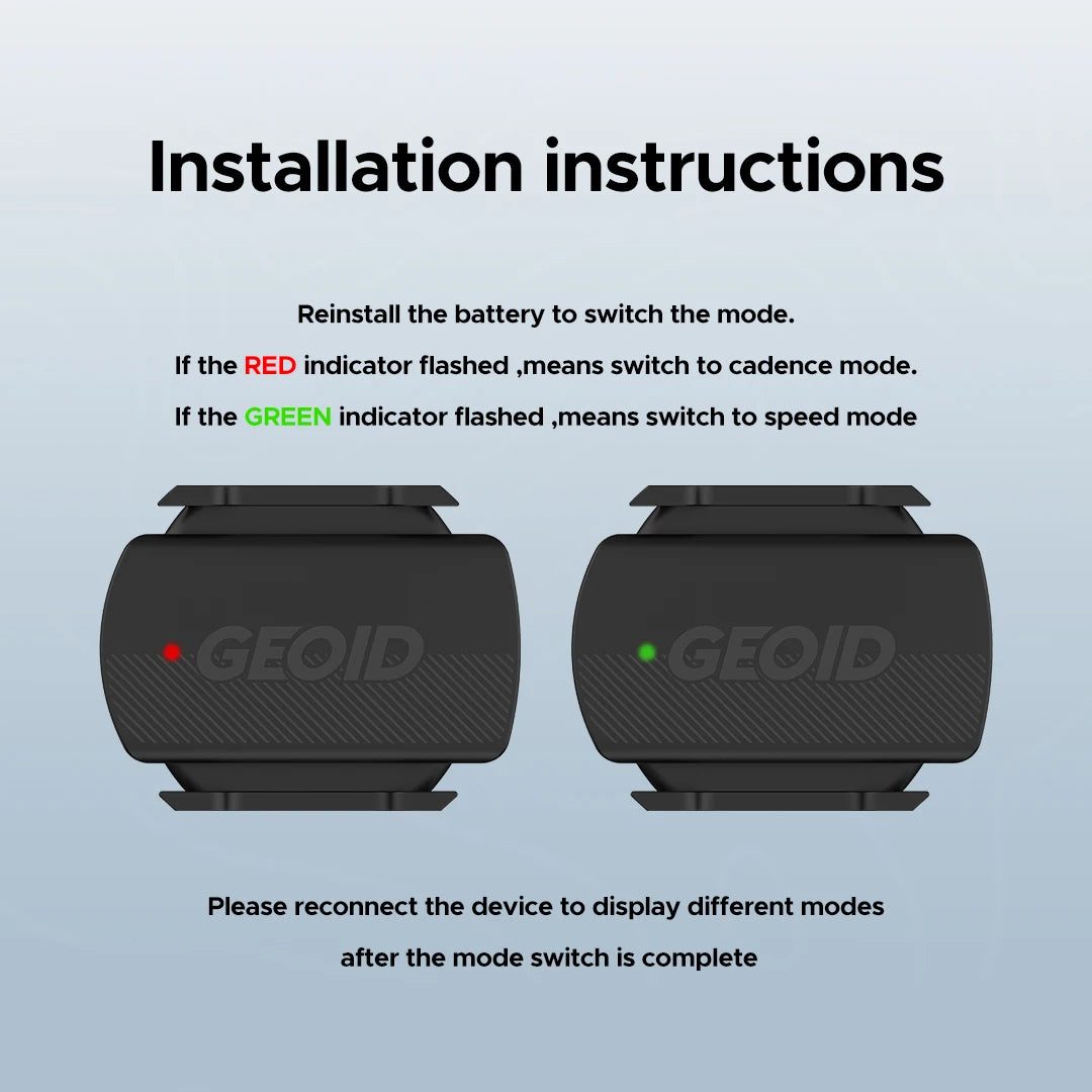 NEW 2PCS Set + HS500 Kit + CS600 Smart Cycling Speed and Cadence Sensor Bluetooth 5.0/ANT+ Dual-Mode Transmission Waterproof Bike Speed Sensor Bicycle Parts Accessories Sports Supplies