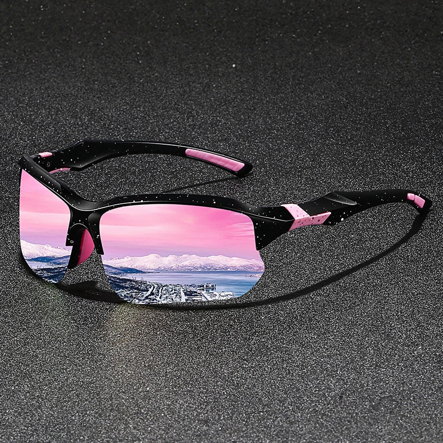 NEW Arrivals 40 PCS Set Fashion Vintage Half Frame Driving Fishing Cycling Sports Sunglasses Men Women Mountaineering Sun Glasses UV400 Night Vision Eyewear Sports Supplies