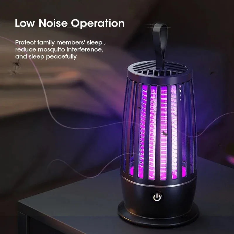 NEW Arrivals Portable Electronic Mosquito Killer Terminator Lamp Anti-Mosquito Lamp Mosquito Repellent Home Indoor Outdoor Camping Beach Balcony Garden Insects Flies Electronic Trap