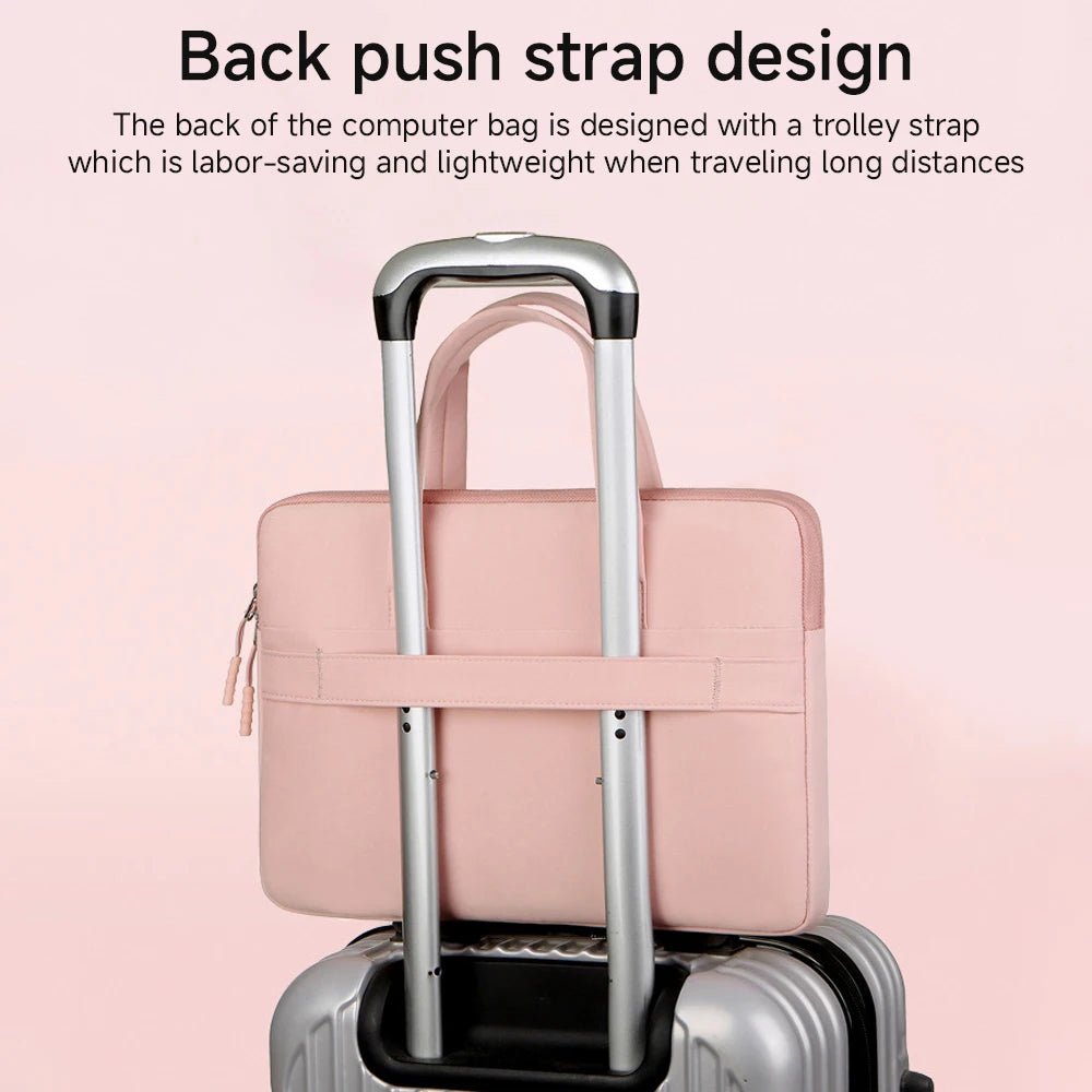 Women Laptop Case Briefcase 13.3in 14.6in 15.6in Handbag for Tablet Mobile Phone Laptop Bag for Mac Book Air Pro Lenovo Xiaomi HP