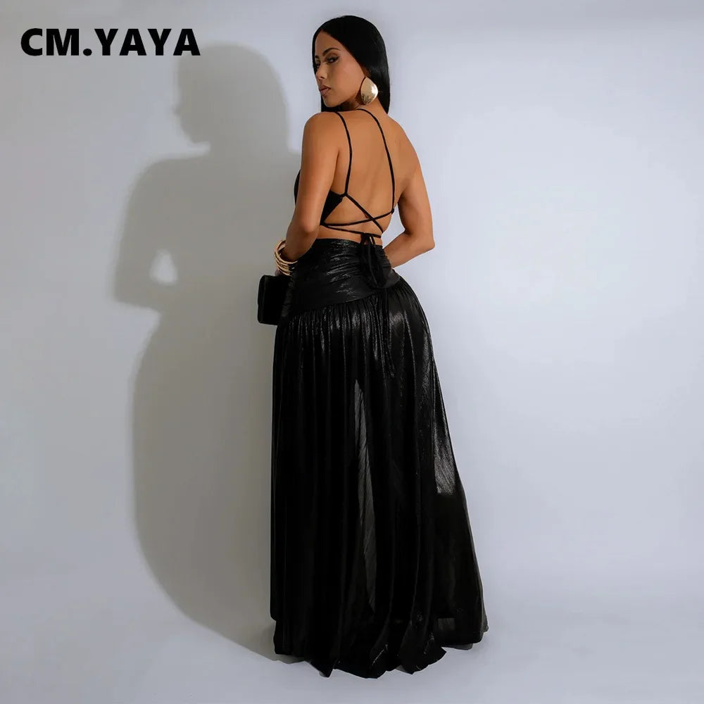 NEW Arrivals S(8)-2XL(18-20) UK Size Black/Golden/Red Women Sexy Sleeveless Backless High Waist Wedding Guest Birthday Party Long Maxi Dress Spring Autumn Sexy Evening Party Split Dresses