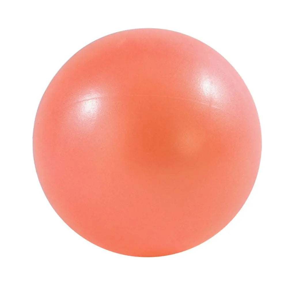 NEW Arrivals 25cm Mini Yoga Ball Soft Pilates Exercise Gym Ball PVC Non Slip Home Training Balance Stability Inflatable Straw Easy Inflation Home Indoor Exercise Gym Sports Supplies
