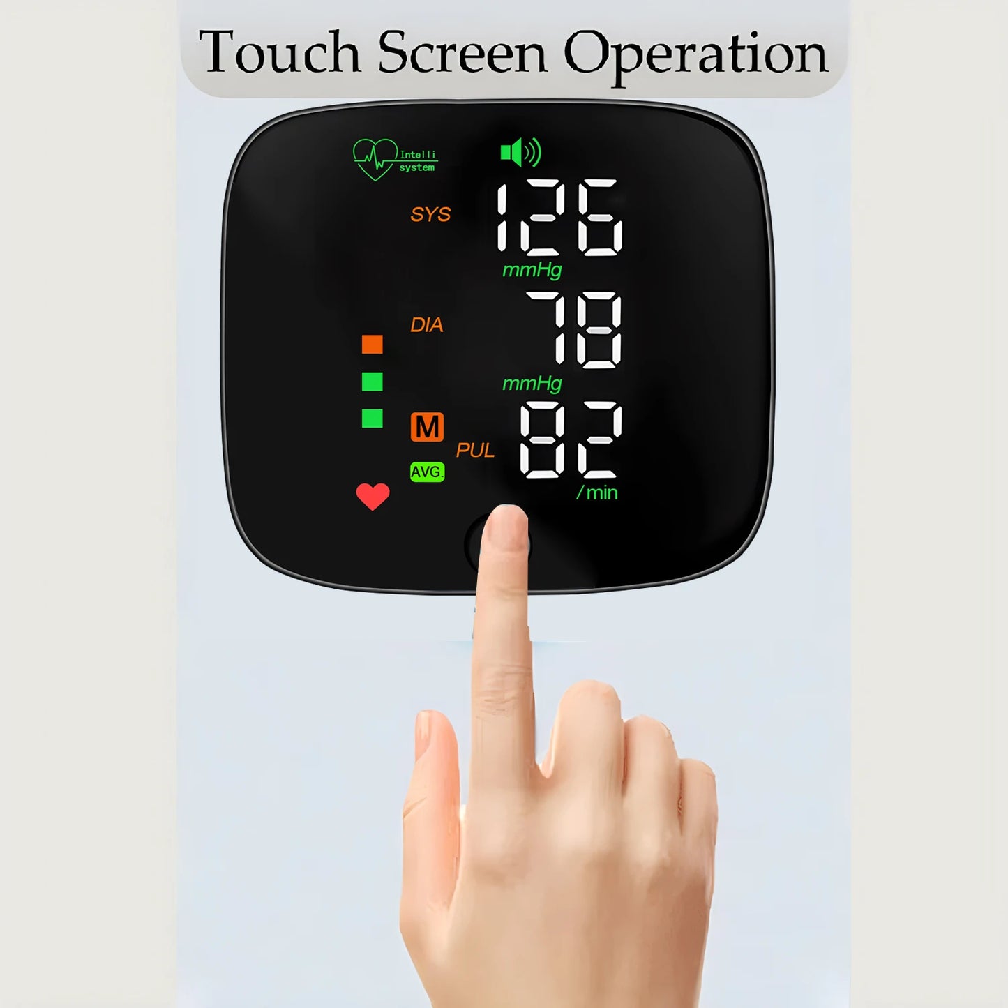 NEW Arrivals Rechargeable Wrist Blood Pressure Monitor Medical Voice Digital Display Health Sphygmomanometer Tonometer Device Health Care Supplies