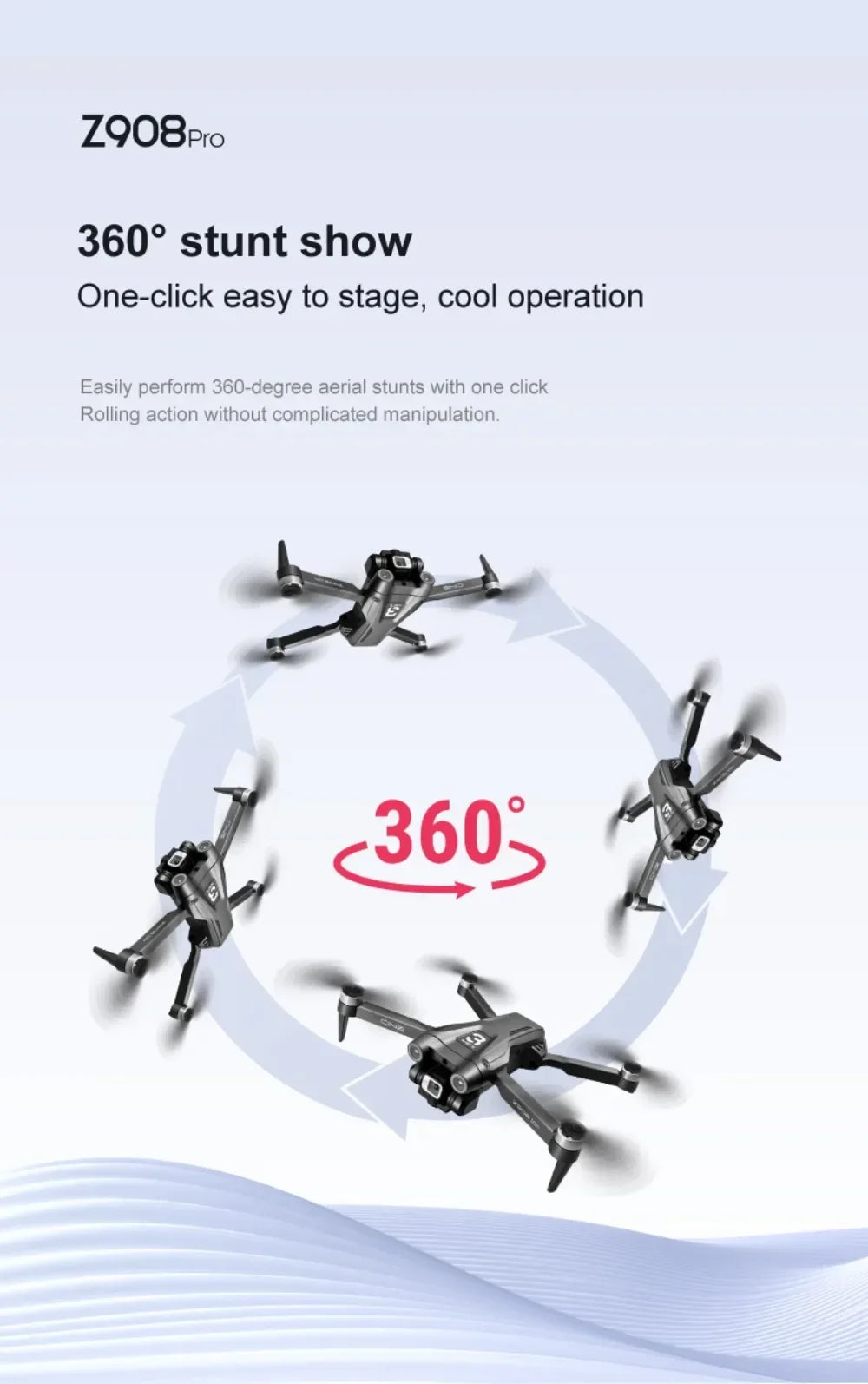 NEW Arrivals 3000M 2 Cameras + Battery Set Xiaomi Mijia Z908 Pro /MAX 8K Professional Camera Drone ESC Professional 4K Drone Optical Flow Localization 3sided Obstacle Avoidance Quadcopter Drone