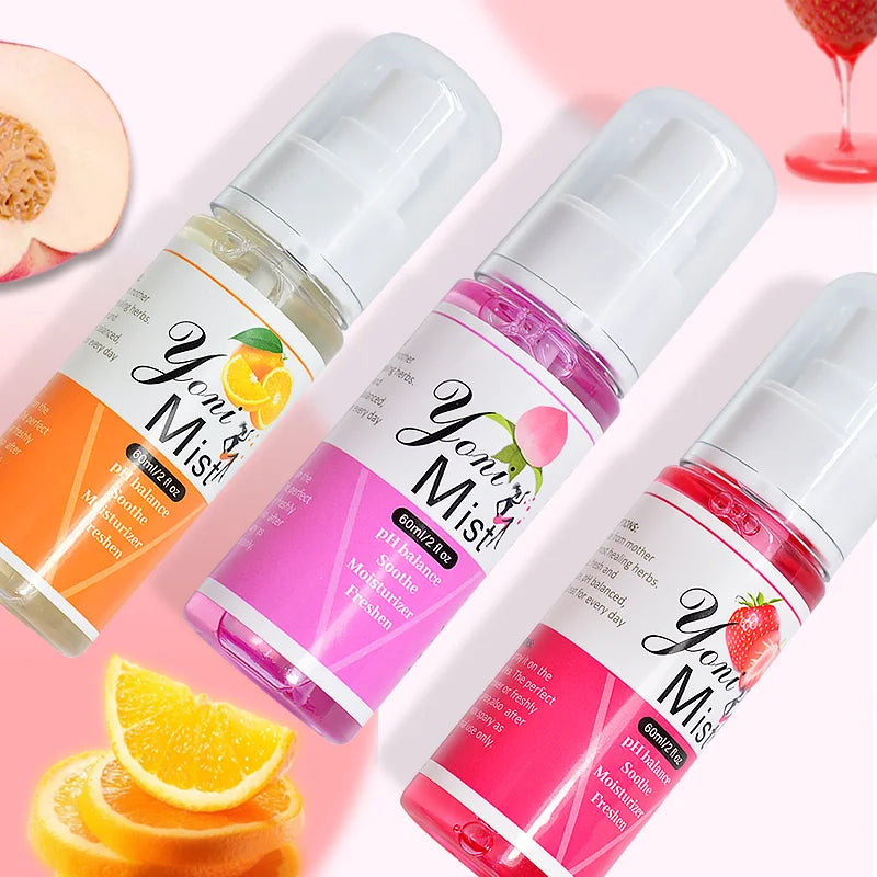 5 Bottles Female Body Care Spray Yoni Mist Probiotic Spray Refreshing Comfortable Vaginal Cleansing Women's Health Care clean